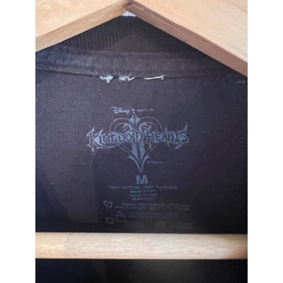 Disney Kingdom Hearts Graphic Tshirt Men's Size M Black Short Sleeve Gamer Tee - Picture 3 of 4